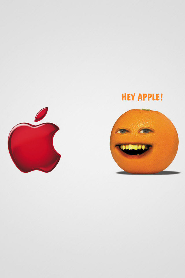 надпись, the annoying orange, прикол, яблоко, apple, the annoying orange