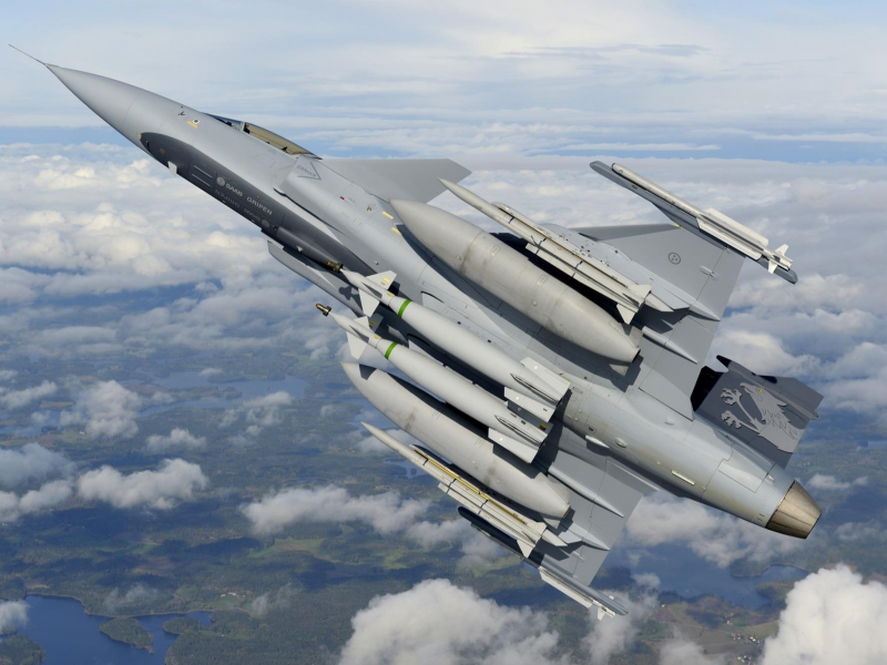 saab, gripen, jas 39, шведский многоцелевой истребитель