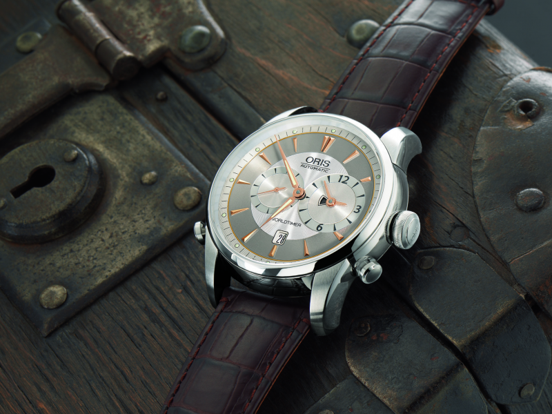 часы, oris, artelier, worldtimer, 2006