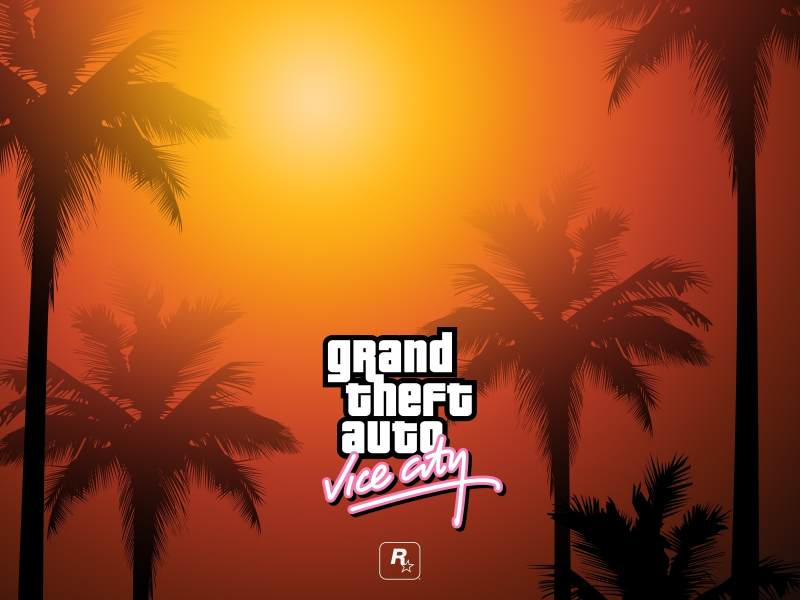 гта, вайс сити, надпись, пальмы, gta, grand theft auto, vice city