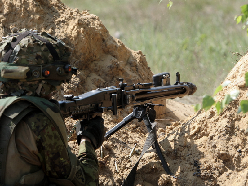 estonian army, стрельба, оружие, солдат
