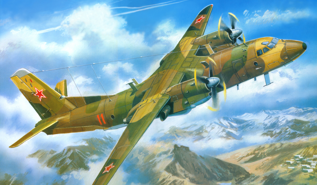 авиация, ан-26, военно-транспортный, советский, самолёт