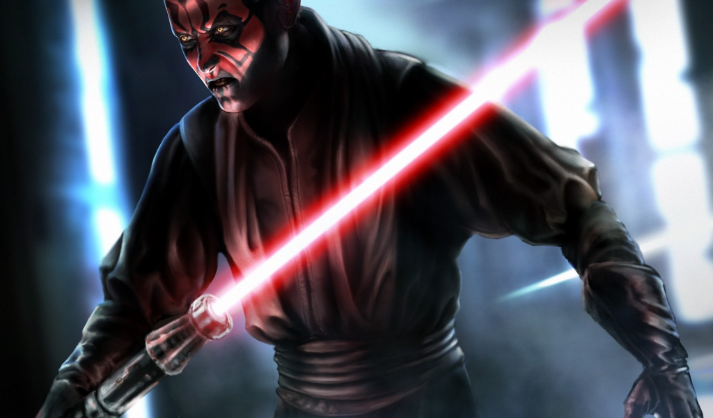 меч, sith, jedi, арт, sith lord, star wars, darth maul, световой