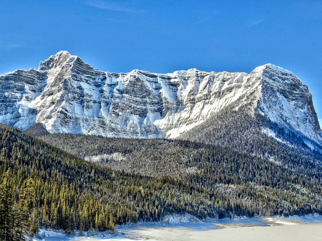 канада, гора саррайль, вершина, снег, хребёт, mount sarrail
