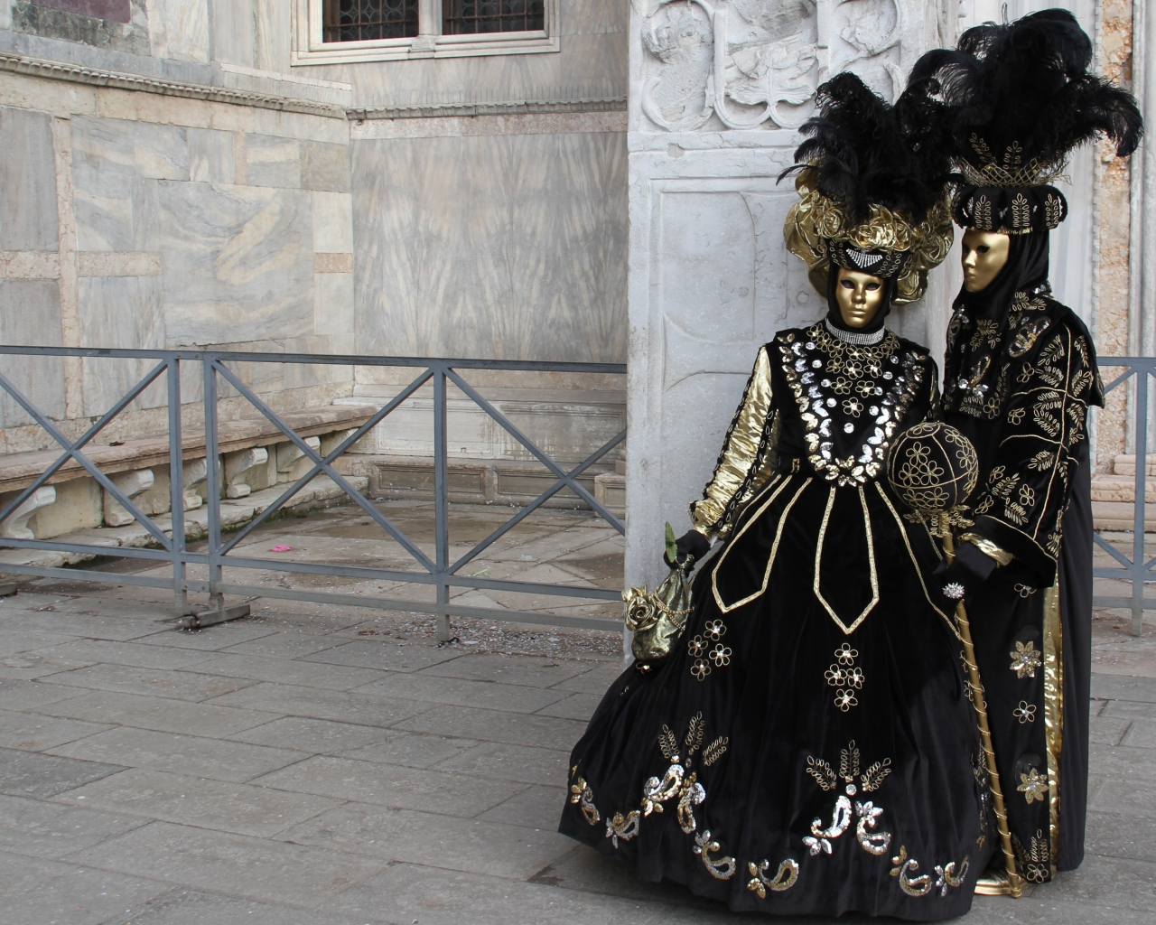 костюмы, карнавал, венеция, маскарад, маски