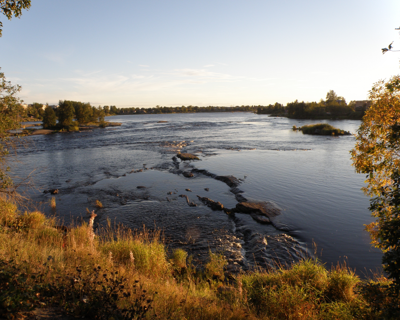 осень, вода