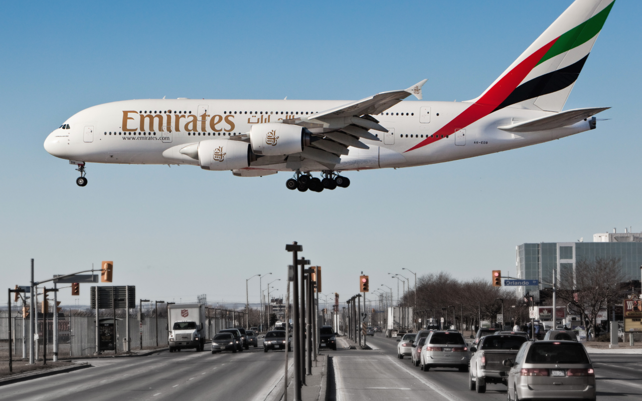 emirates airline, пассажирский, самолет, a380, авиалайнер, airbus