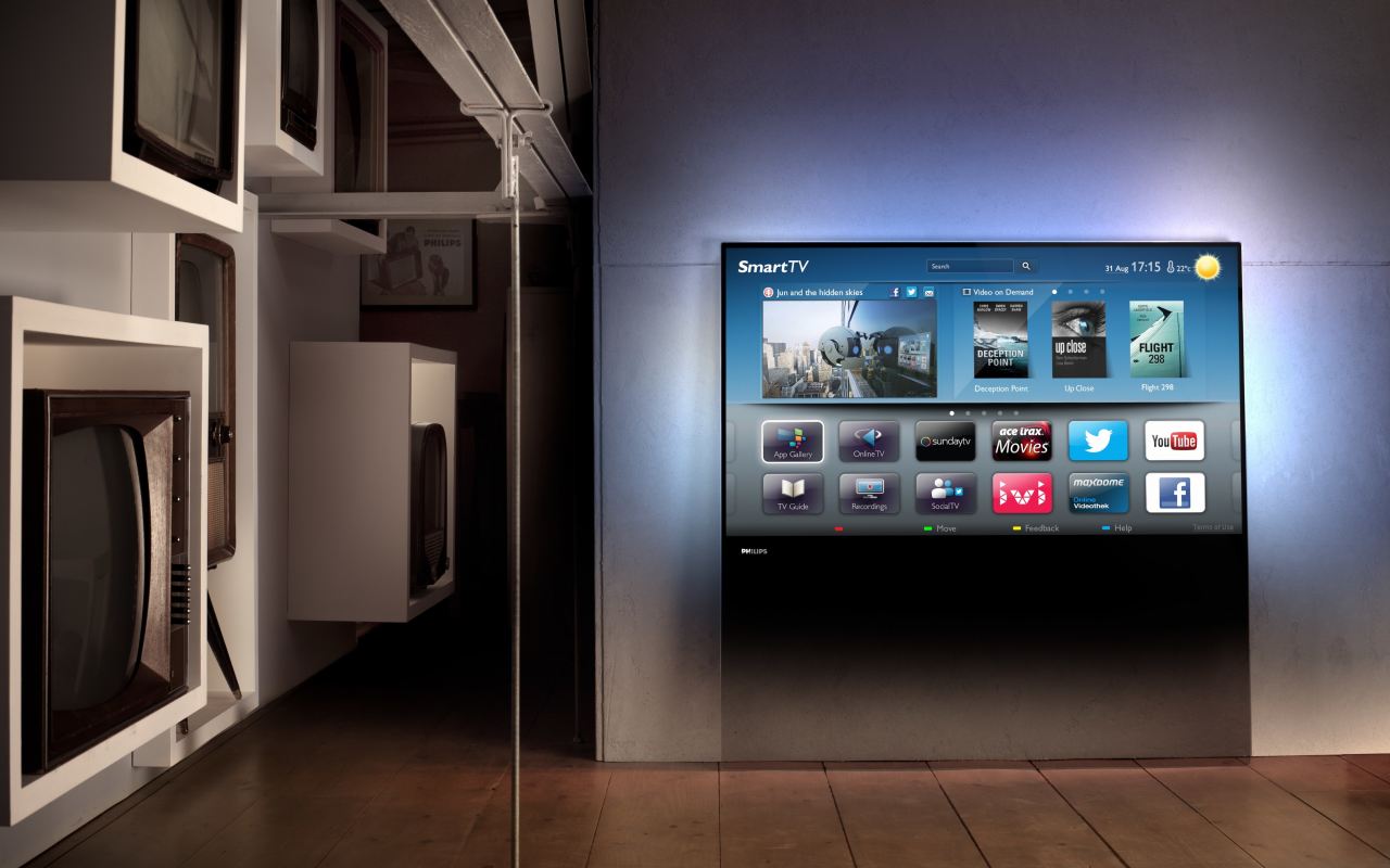 smart tv, philips designline tv, телевизоры, интерьер