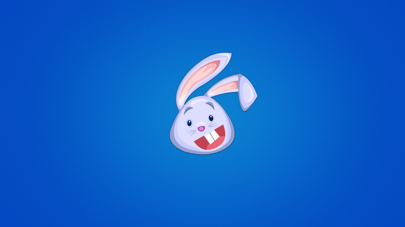 радостный, кролик, счастливый, ухи, заяц, голова