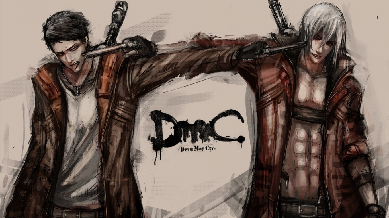 fan, devil may cry, art, dmc, dante