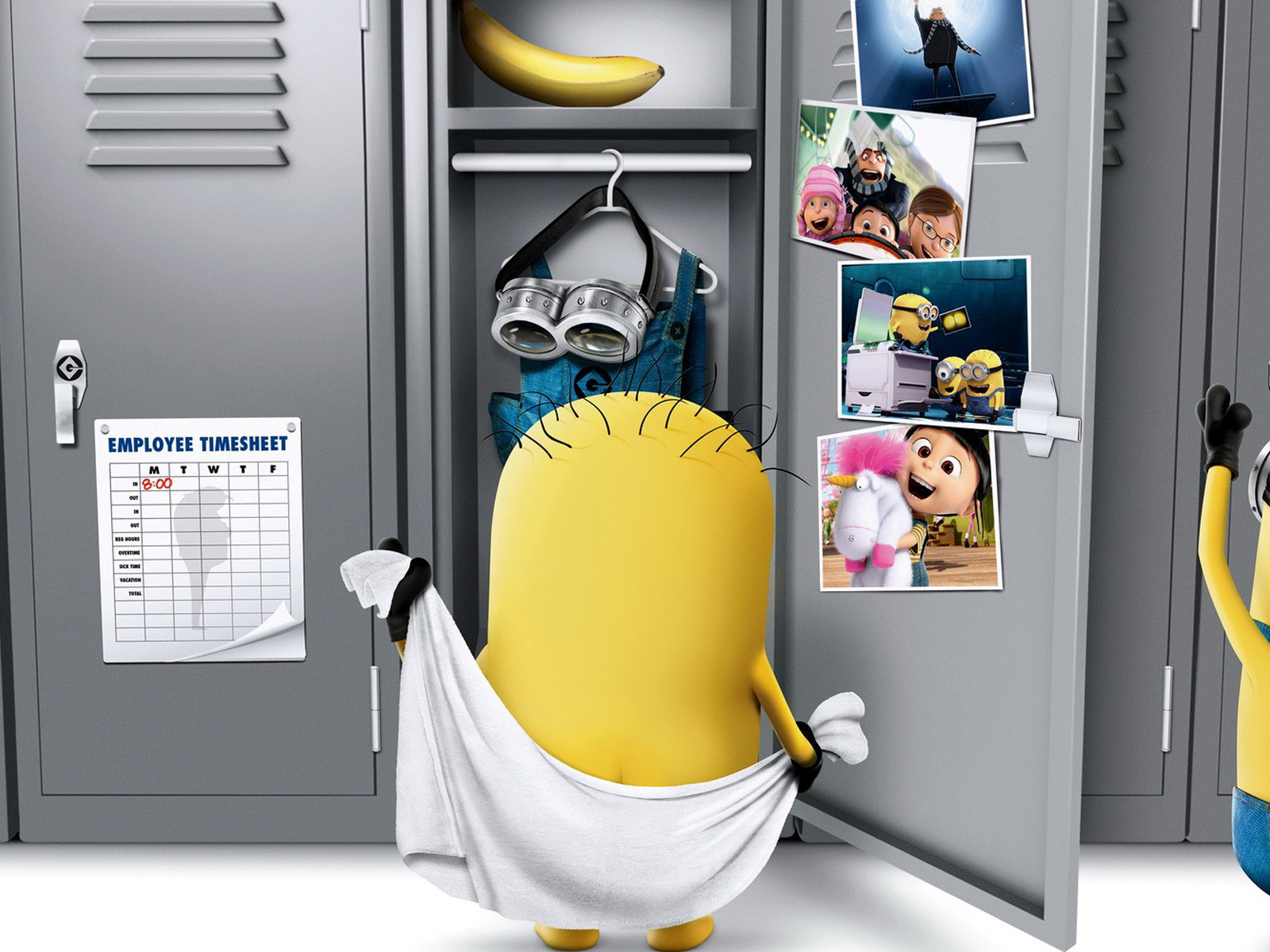 раздевалка, minions, гадкий я 2, despicable me 2, миньоны