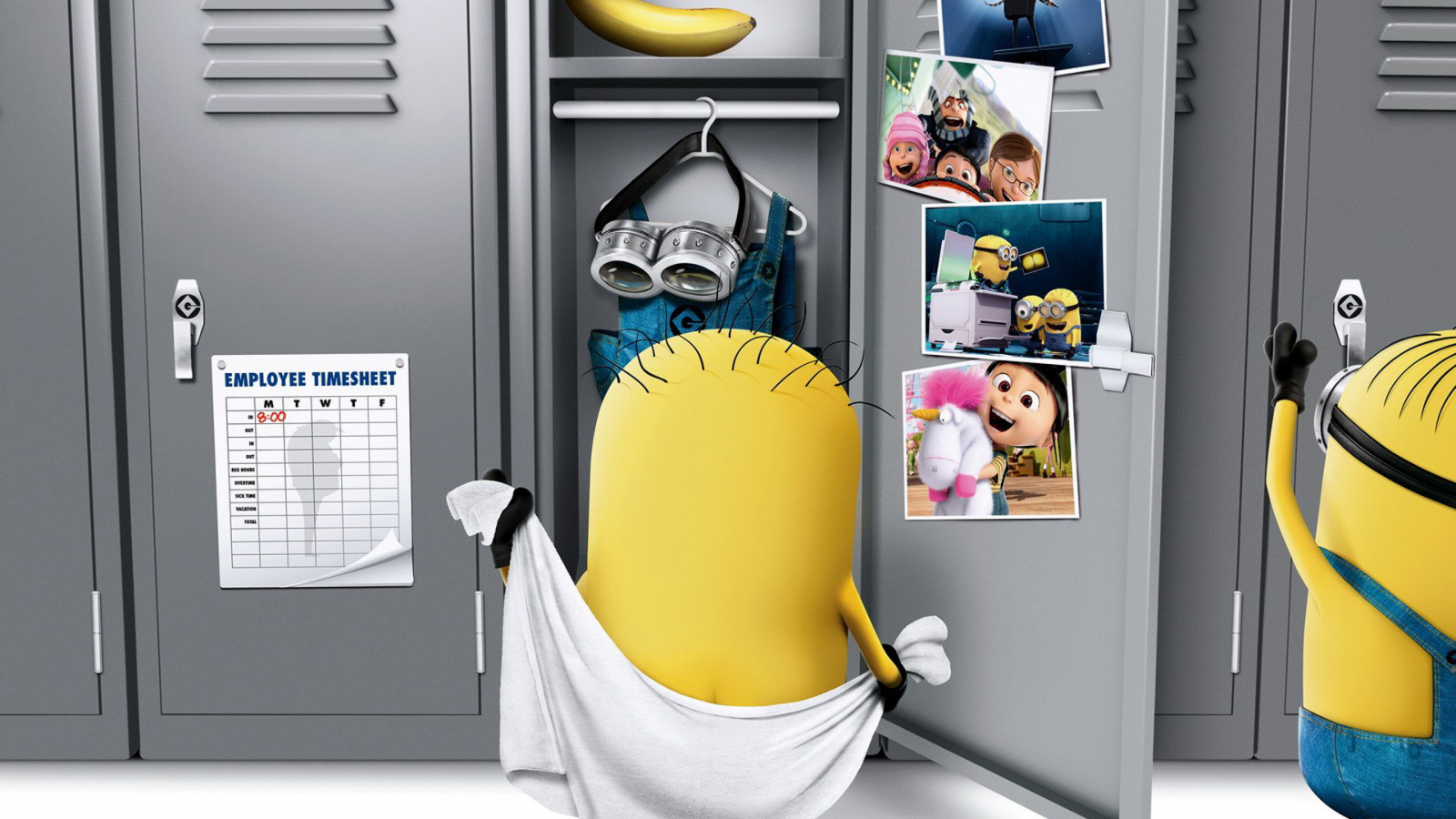 раздевалка, minions, гадкий я 2, despicable me 2, миньоны