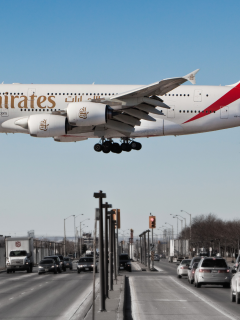 emirates airline, пассажирский, самолет, a380, авиалайнер, airbus