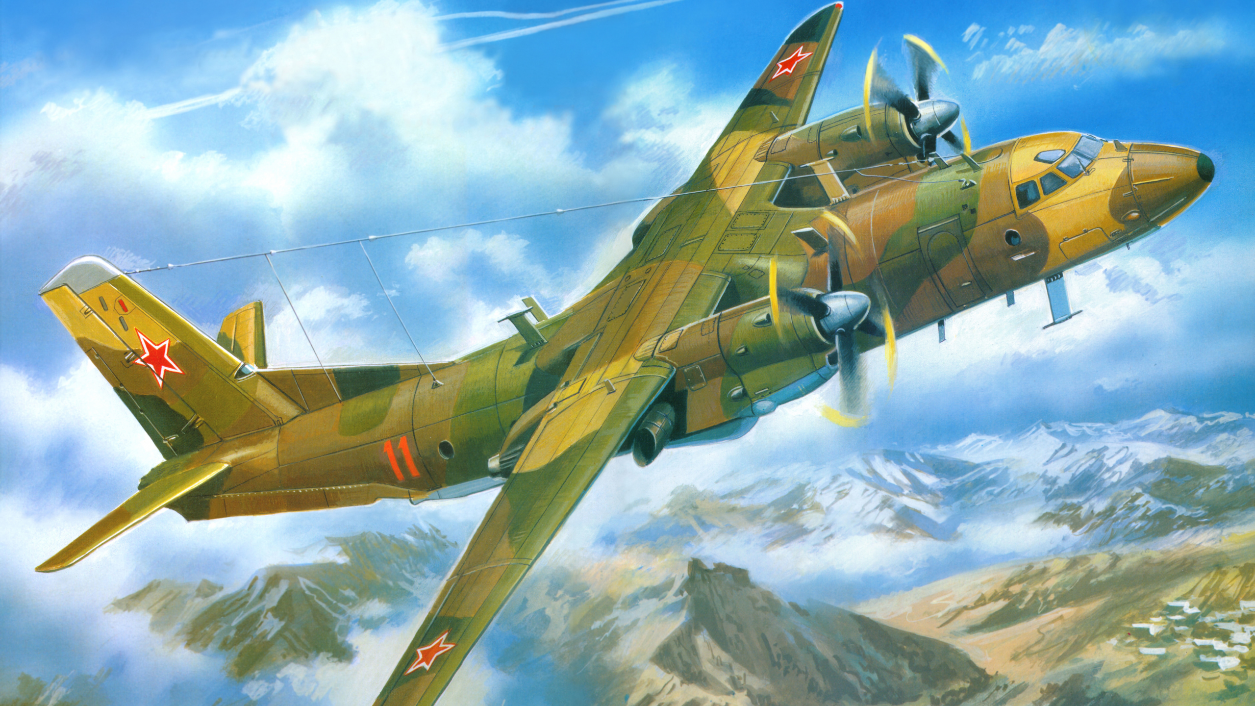 авиация, ан-26, военно-транспортный, советский, самолёт