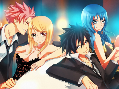 kristallin-f, арт, fairy tail , juvia loxar, gray fullbuster, lucy heartfilia