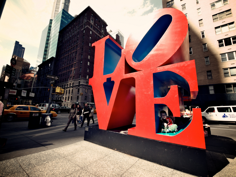 new york, city, usa, love
