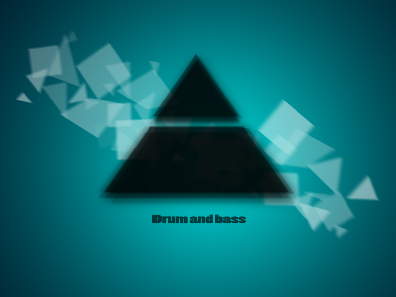 drum and bass, dnb, квадрат, треугольник, музыка