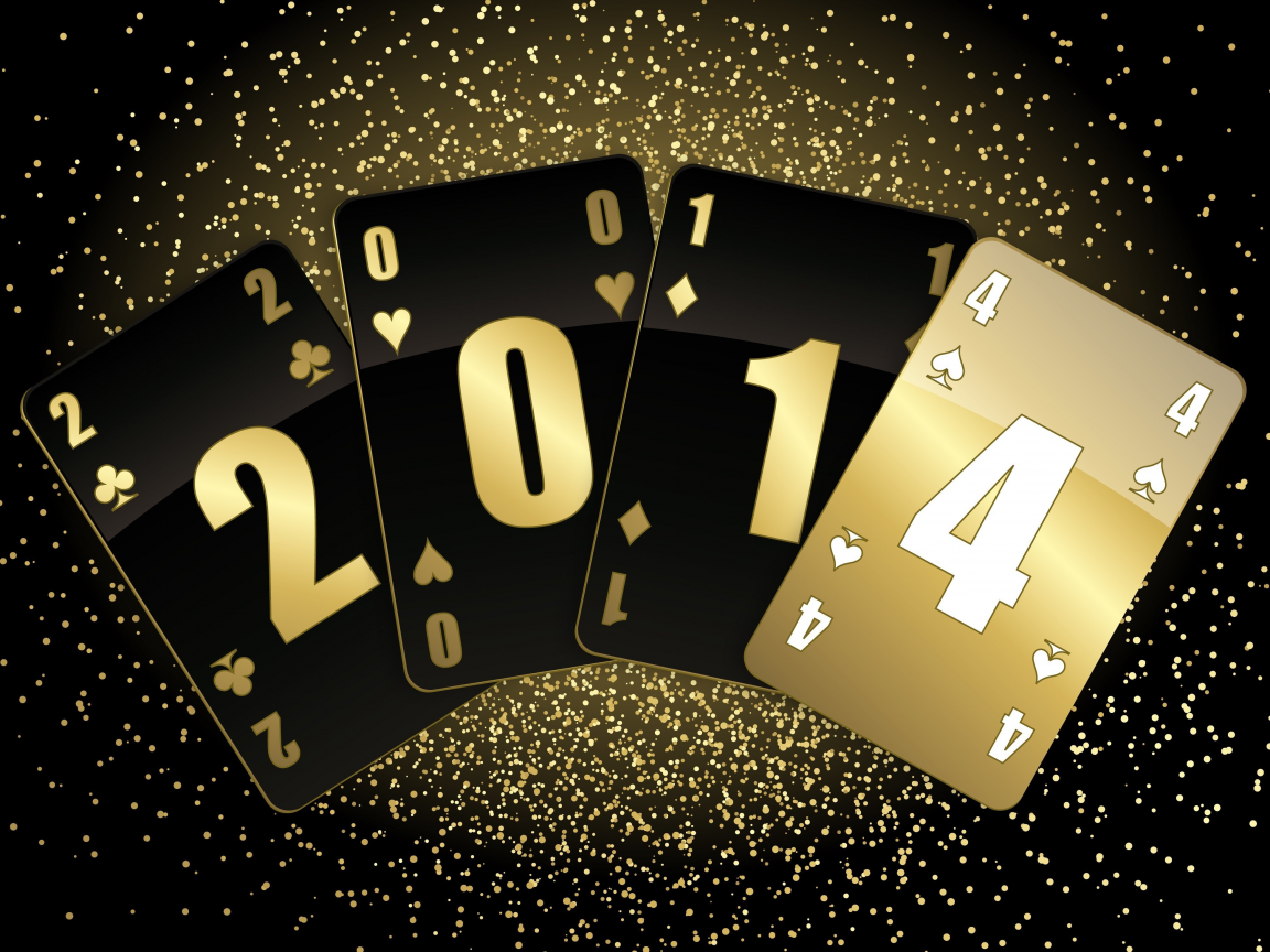 новый год, фон, 2014, карты, масти