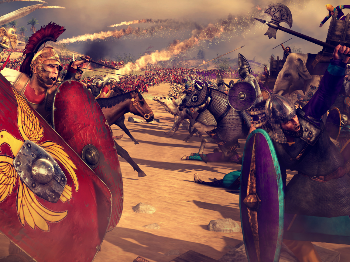 Rome II Total War, римляне, парфяне, армия, доспехи, бой