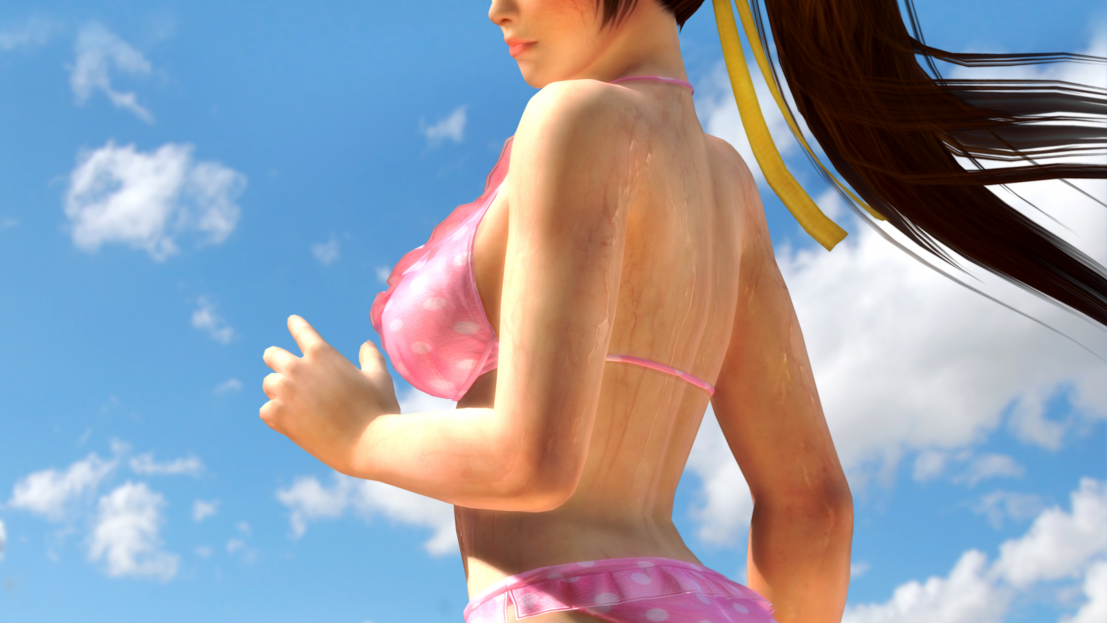 dead or alive 5, doa5, kasumi, куноити судьбы, fighting, синоби, губы