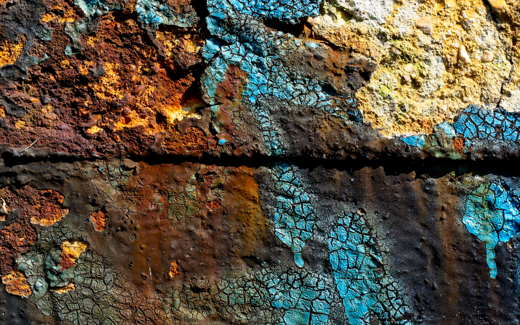 dirt, pattern, bricks, strange colors