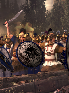 Rome II Total War, греки, армия, бой, доспехи