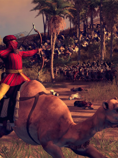Rome II Total War, парфяне, египтяне, армия, доспехи, бой, пейзаж