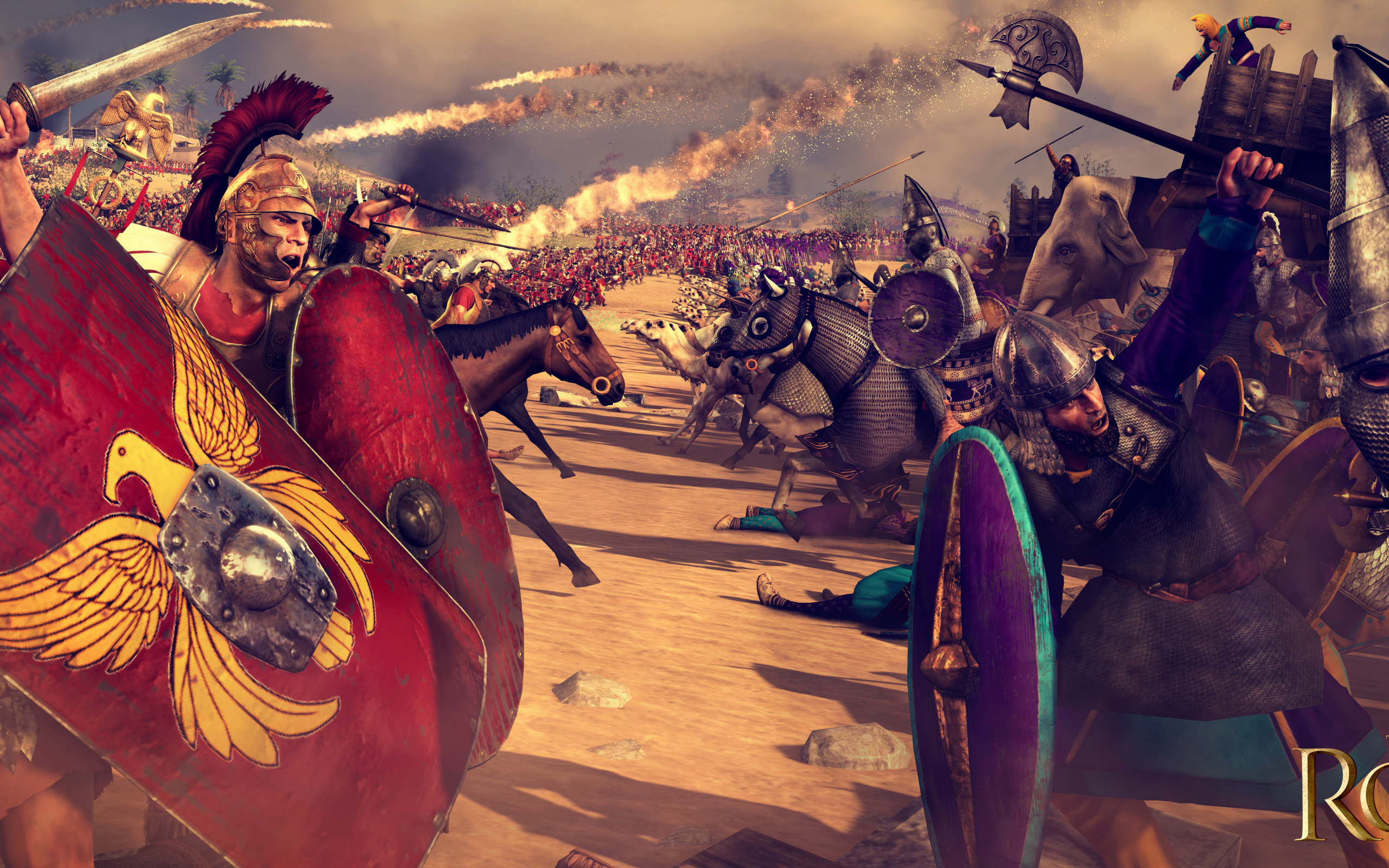 Rome II Total War, римляне, парфяне, армия, доспехи, бой