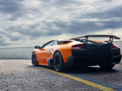 orange, murcielago, lamborghini, lp670-4 sv, ламборгини, мурсиэлаго