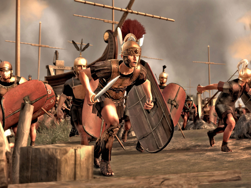 Rome II Total War, римляне, доспехи, бой