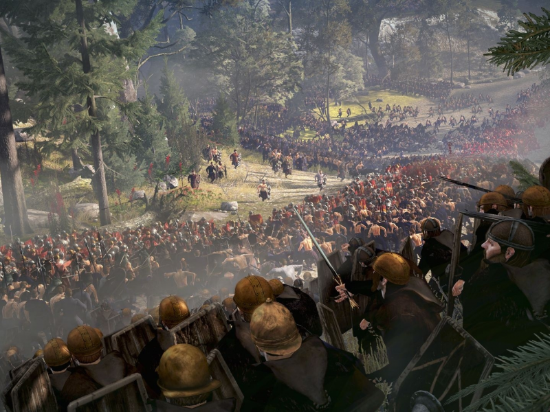 Rome II Total War, римляне, германцы, армия, бой, доспехи