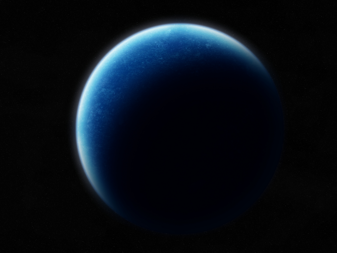 planet, sci fi, shadows, blue, black