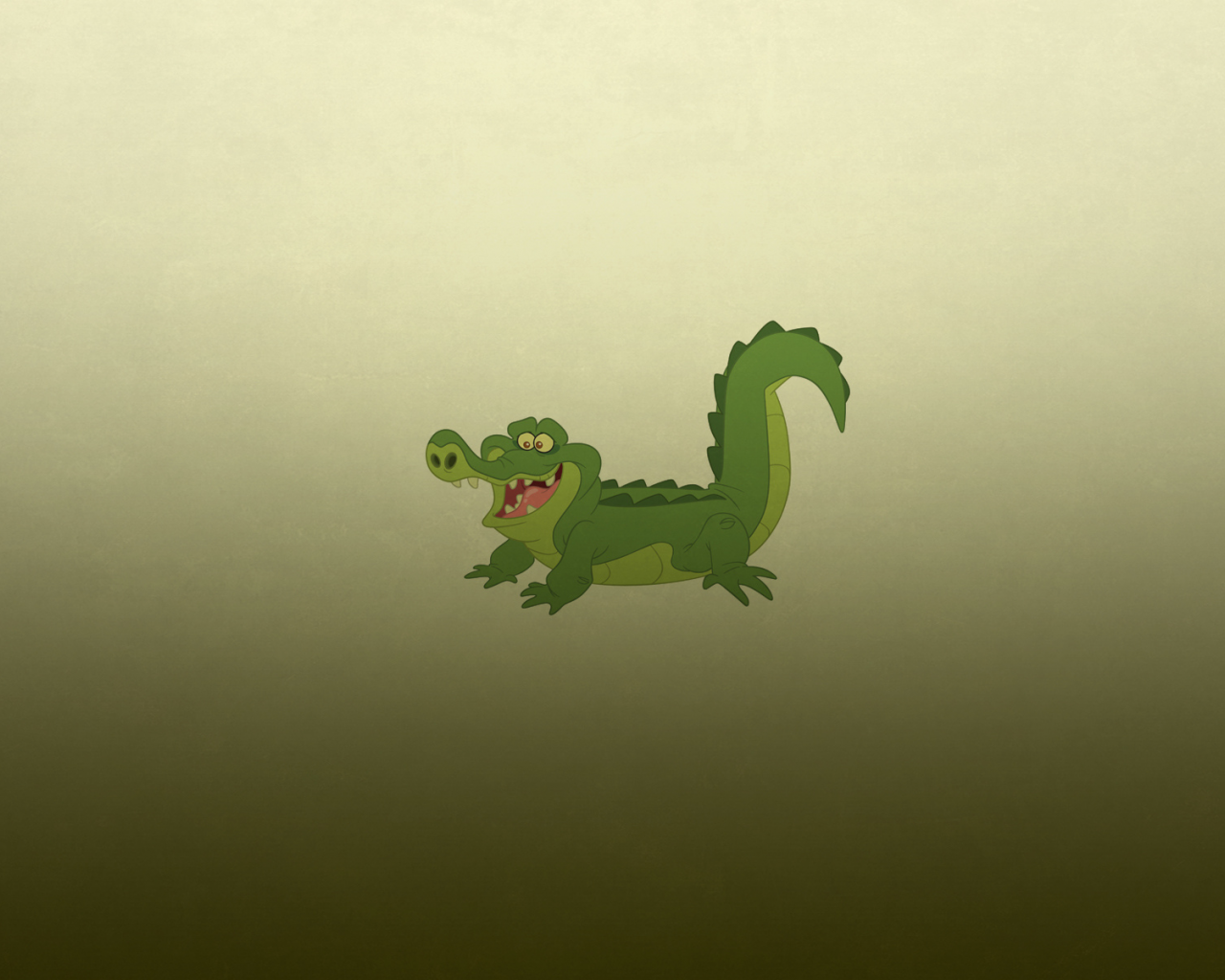 alligator, crocodile, зеленоватый фон, крокодил, аллигатор