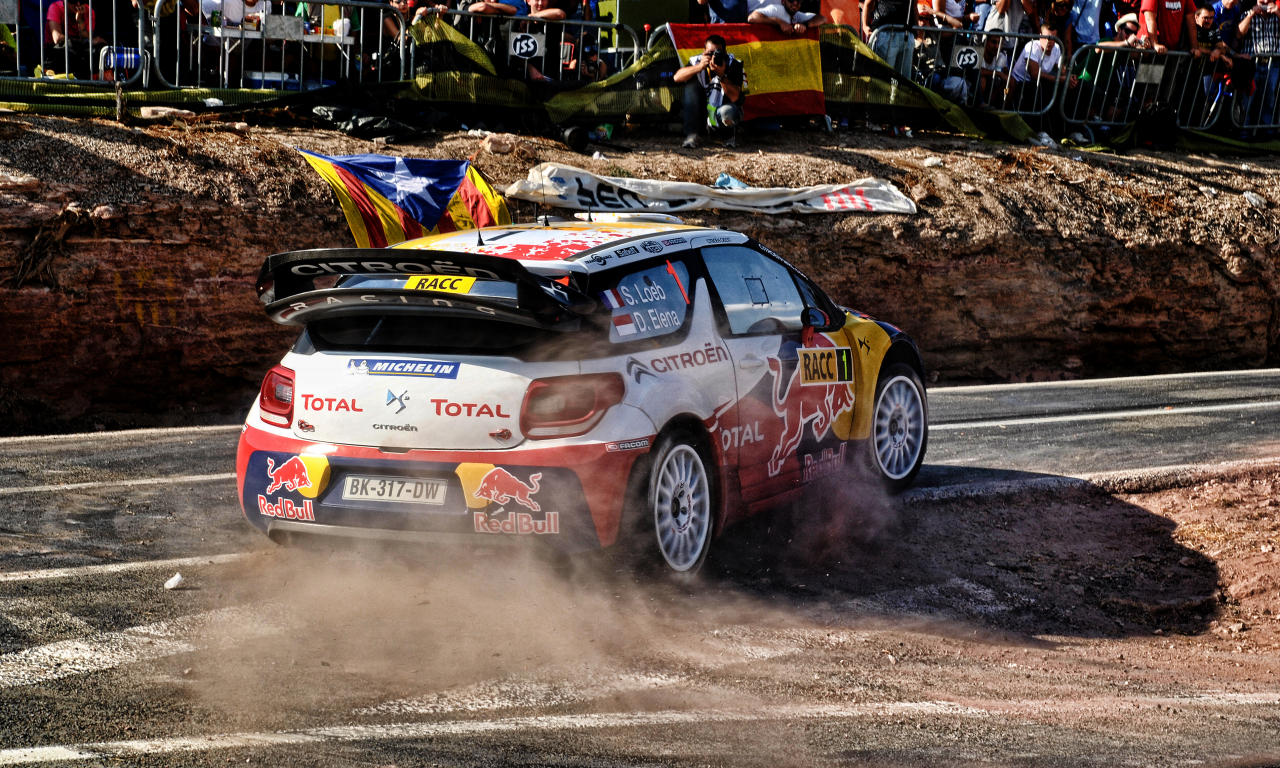 ds3, citroen, ралли, ситроен, поворот, rally, red bull, sebastien loeb, люди