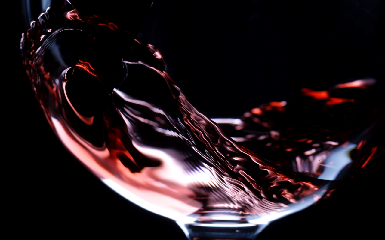 бокал, красное, жидкость, макро, вино, стекло