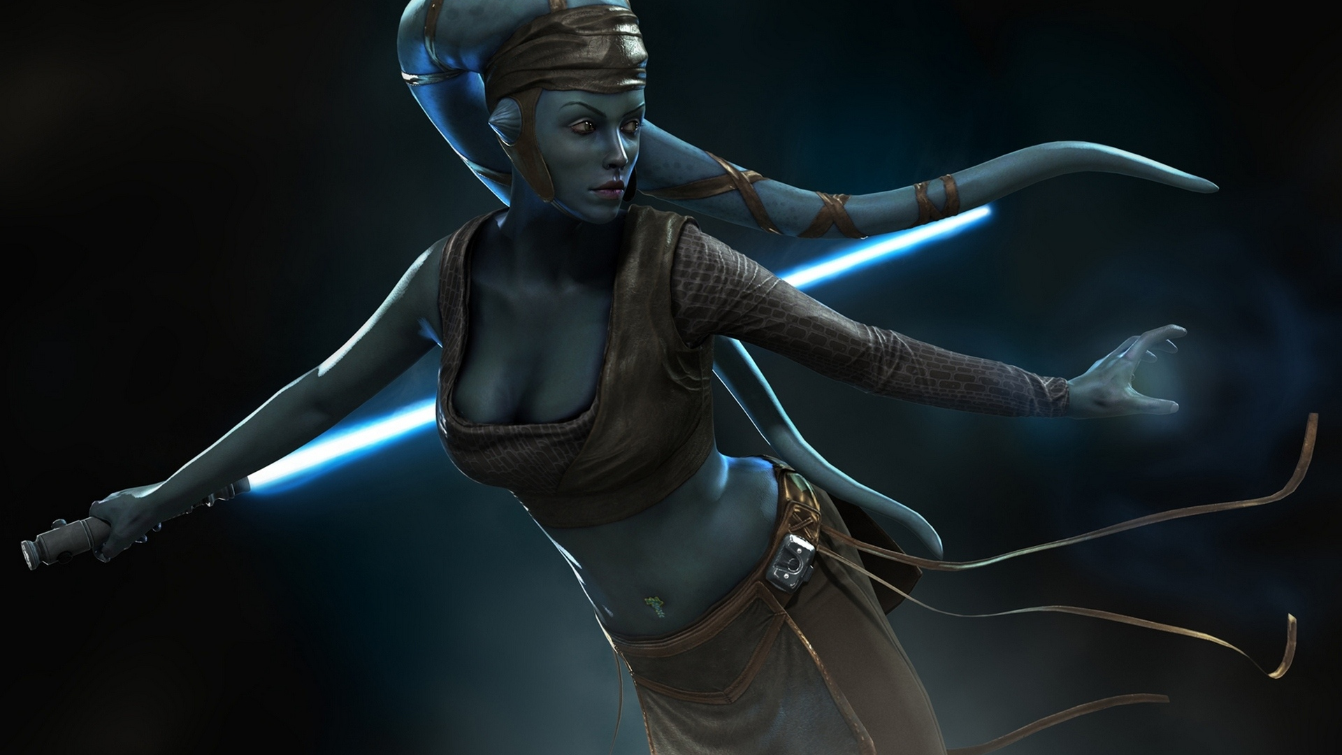 световой меч, star wars wallpaper, lightsaber, aayla secura, aayla