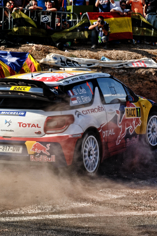 ds3, citroen, ралли, ситроен, поворот, rally, red bull, sebastien loeb, люди