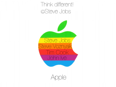 apple, steve, jobs, stevejobs, tim, cook, яблоко, радуга