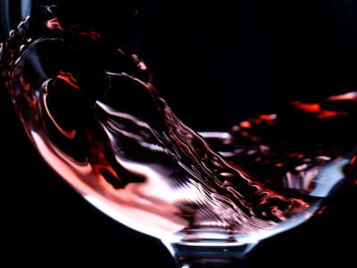 бокал, красное, жидкость, макро, вино, стекло