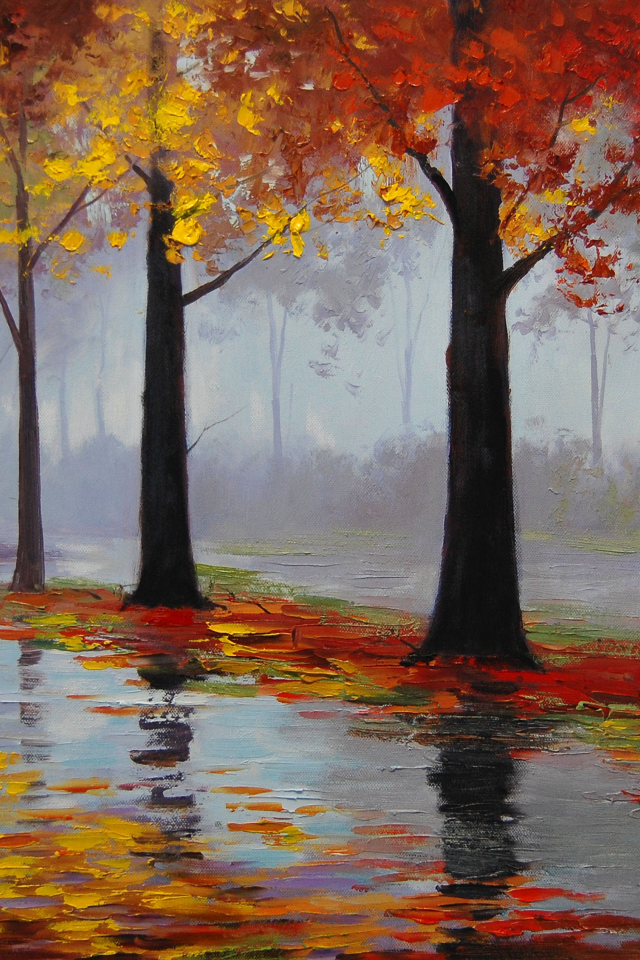 рисунок, арт, autumn rain, artsaus