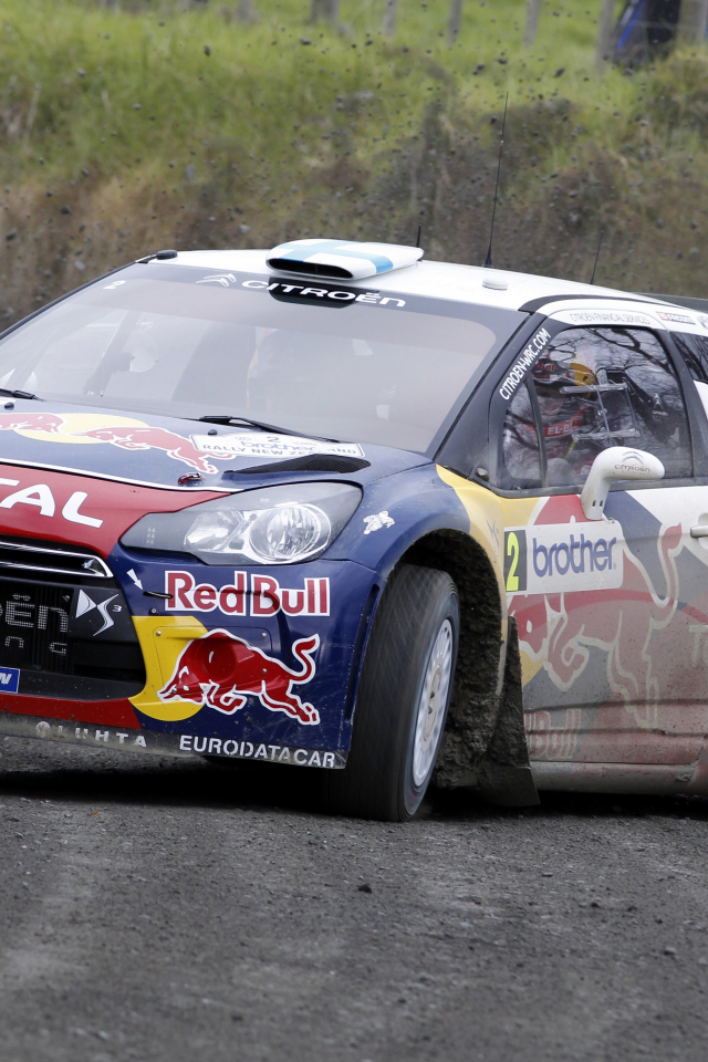 авто, mikko hirvonen, ситроен, rally, ds3, фары, занос, передок, citroen