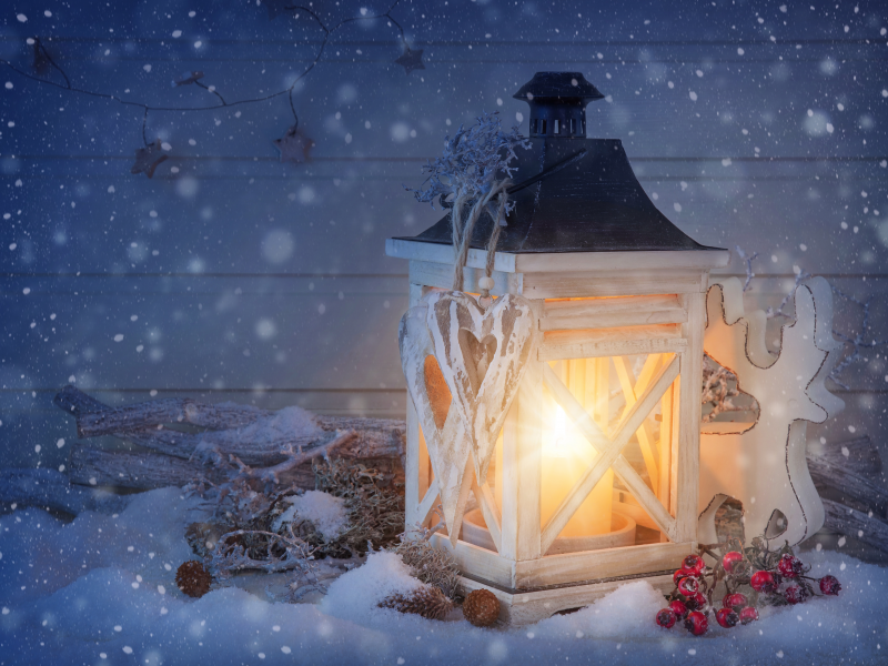new year, lantern, star, merry christmas, reindeer toy, cherry, новый год