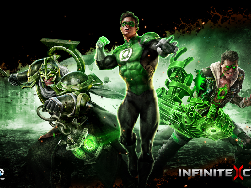 Infinite Crisis, DC, Green Lantern, Зеленый Фонарь, параллельная реальность