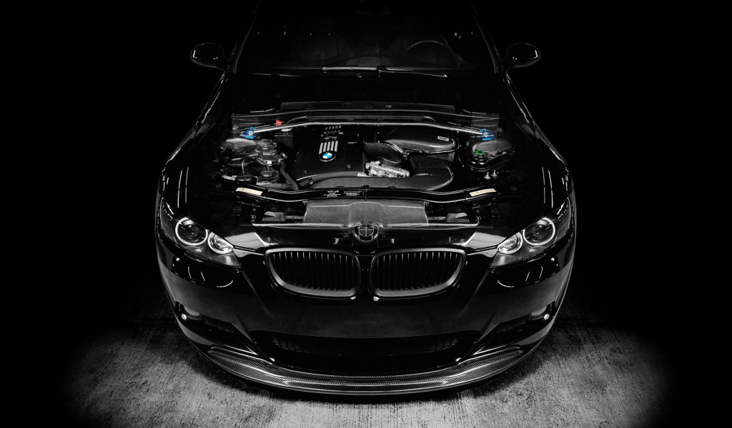 bmw m3, тюнинг, двигатель, бмв, черный, 1013mm