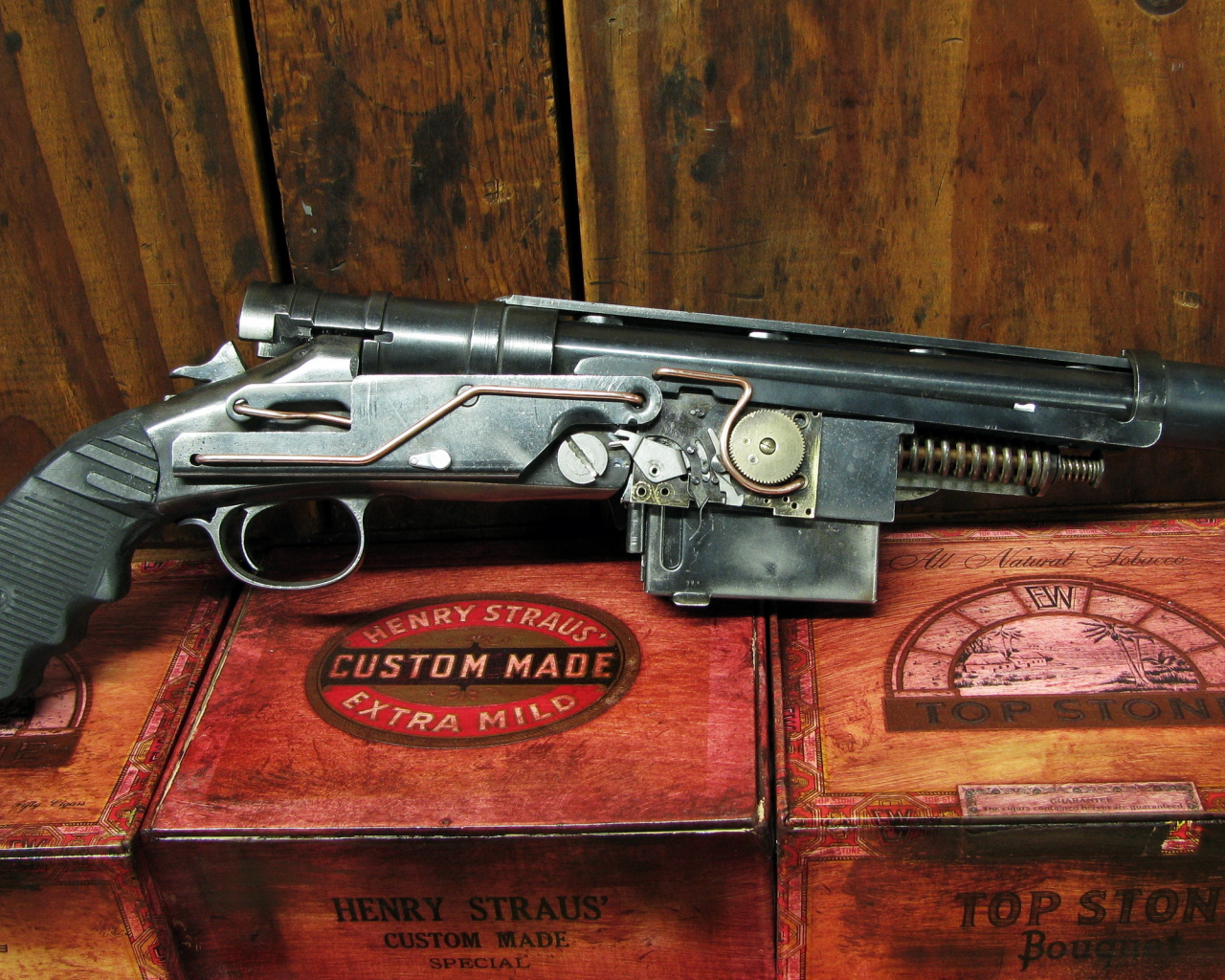 grand approximiser 3 shot pistole, gun, steampunk
