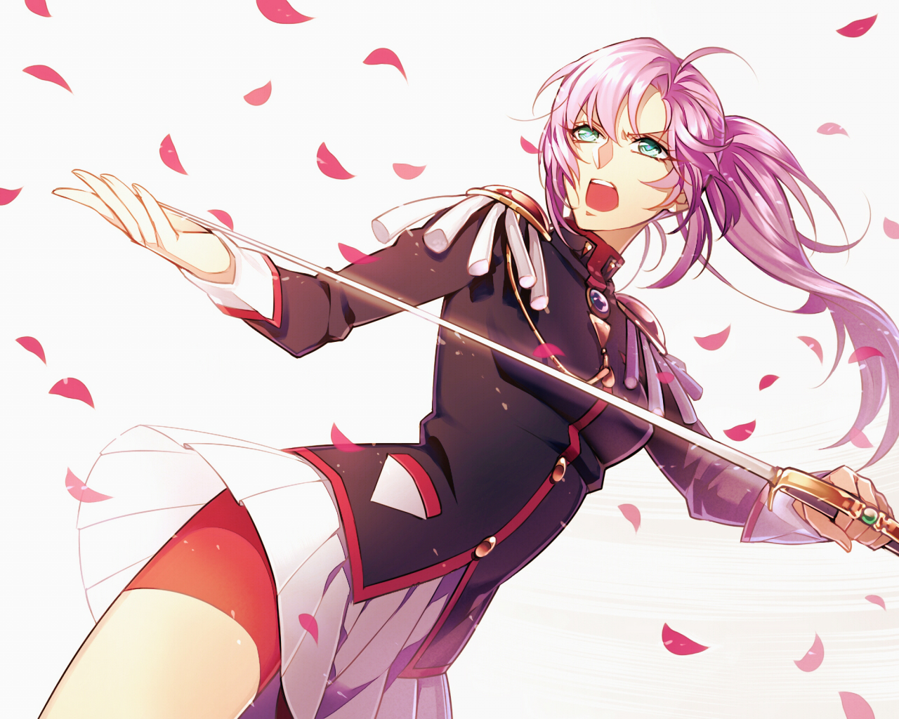 tayuya1130, аниме, арт, revolutionary girl utena, tenjou utena, девушка, меч