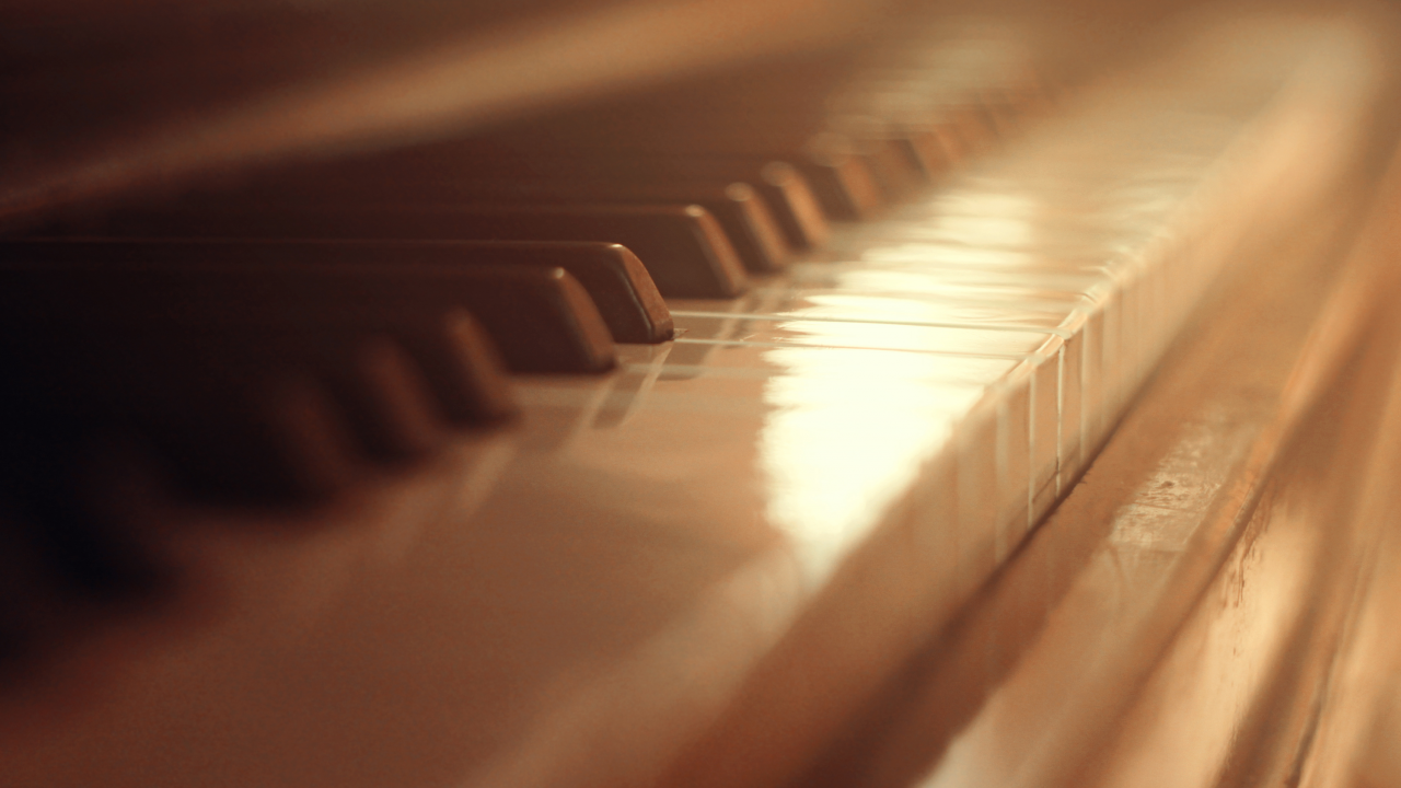 клавиши, белые, пианино