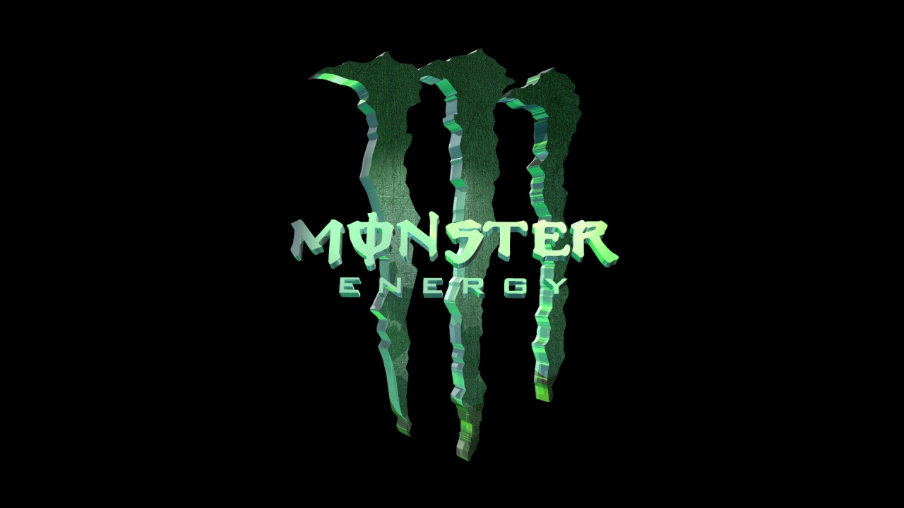 3d, grin, monster, energy