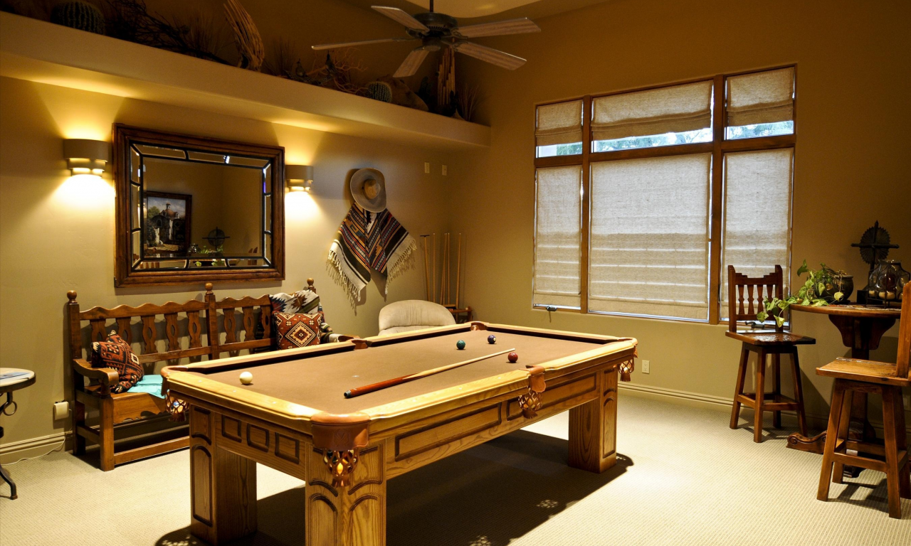 interior, комната, game, игровая, billiard, desigen, room, tables