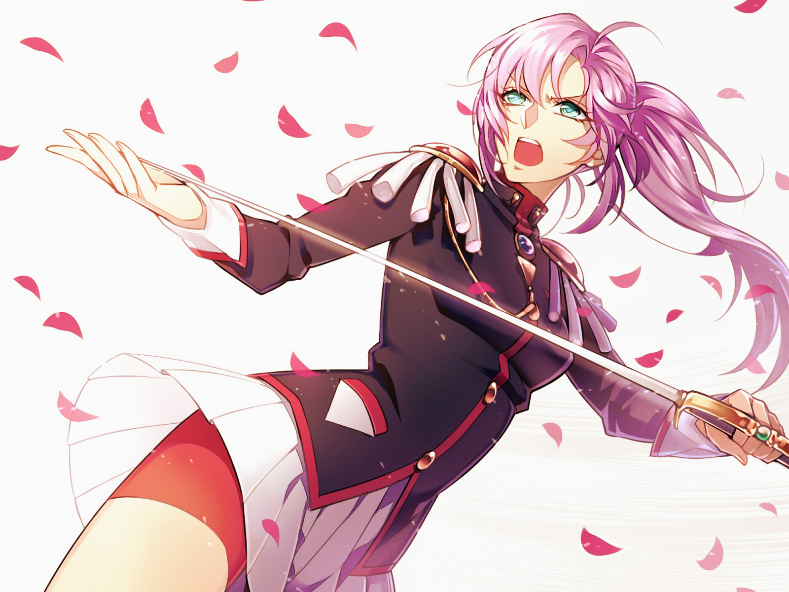 tayuya1130, аниме, арт, revolutionary girl utena, tenjou utena, девушка, меч